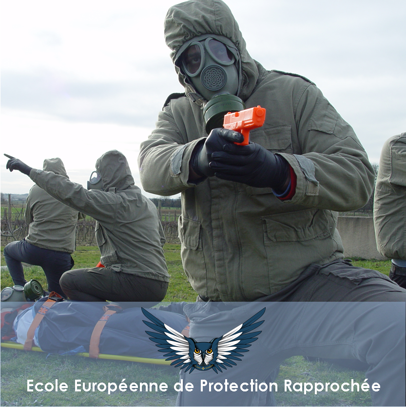 Evacuation du VIP avec les protections NRBC
